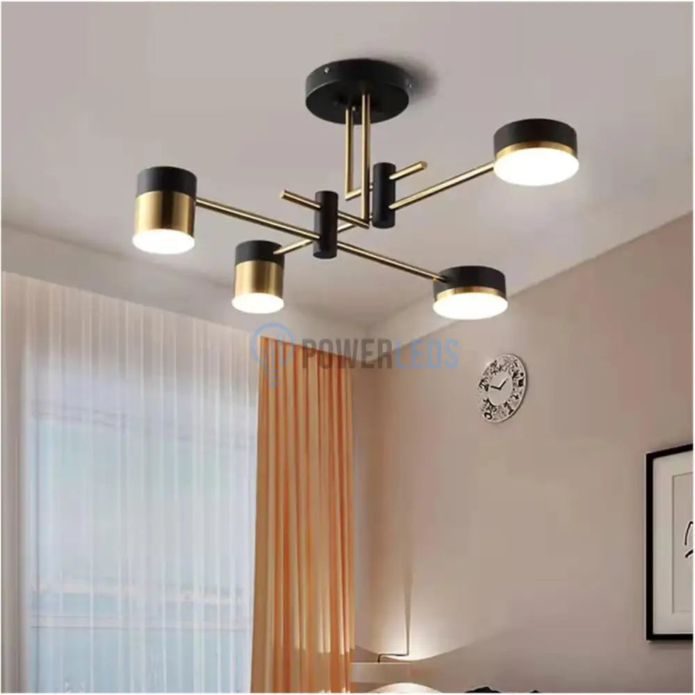 Lustra LED RAVENNA 2+2 Echivalent 300W Telecomanda powerleds.ro