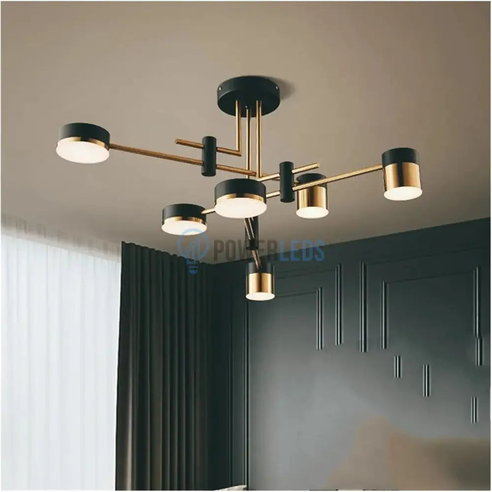 Lustra LED RAVENNA 3+3 Echivalent 500W Telecomanda powerleds.ro