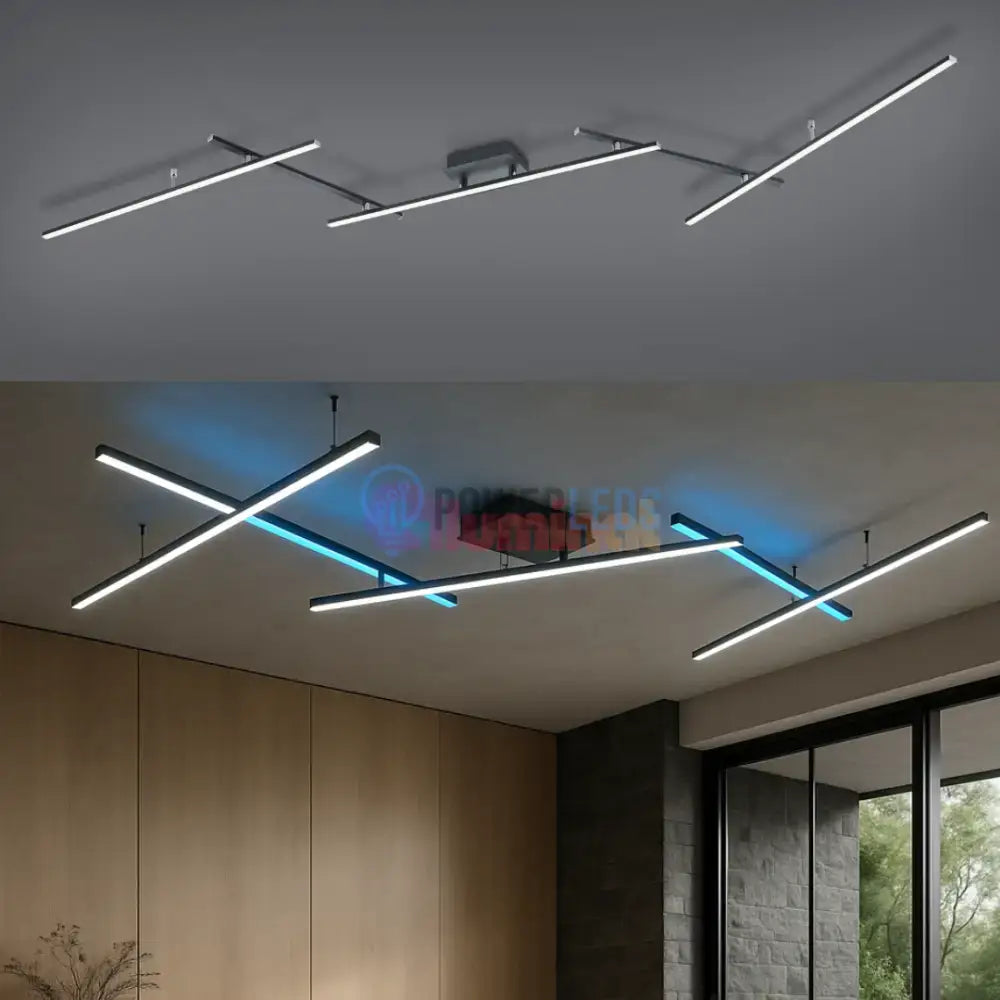 Lustra LED Aplicata ARVIN Black powerleds.ro