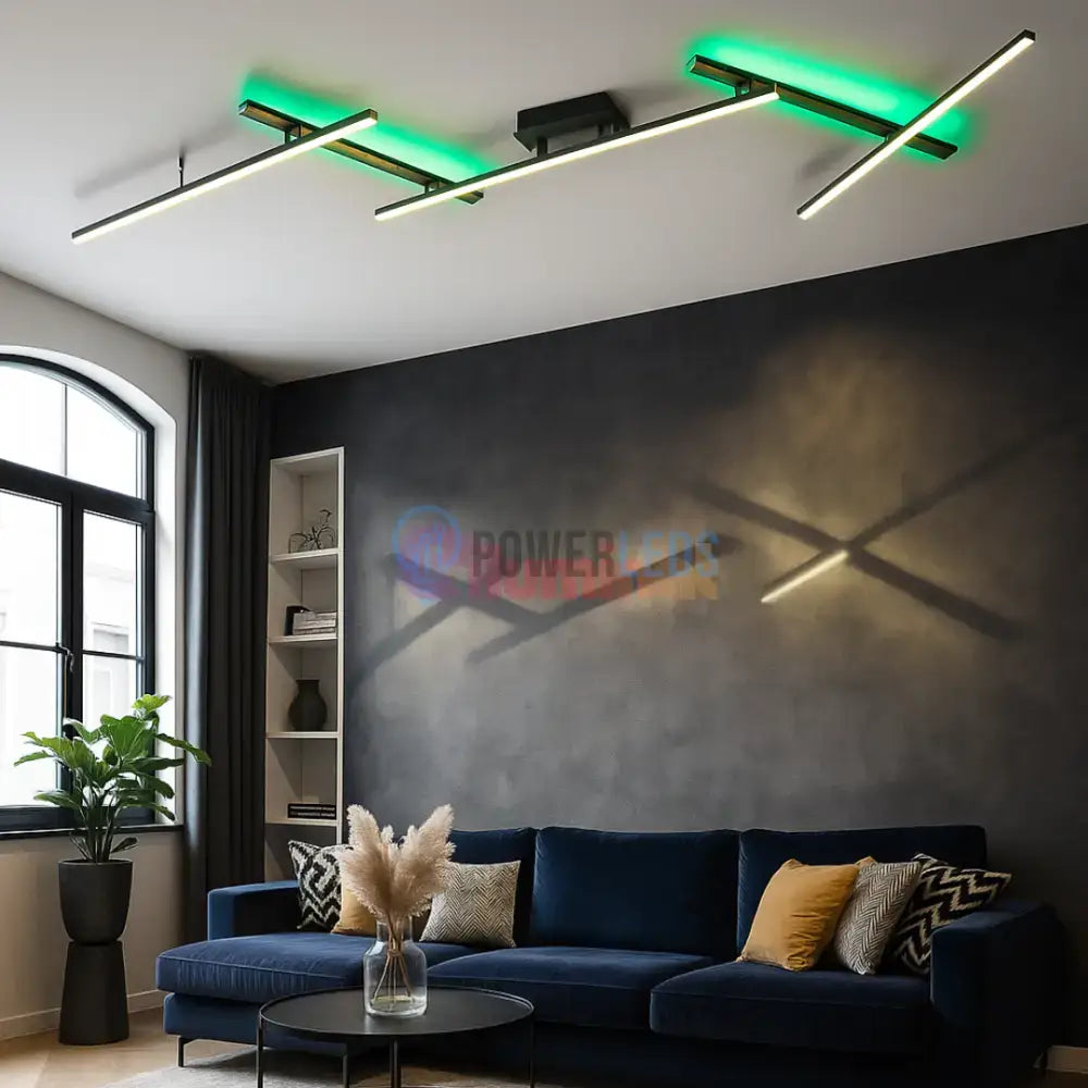 Lustra LED Aplicata ARVIN Black powerleds.ro