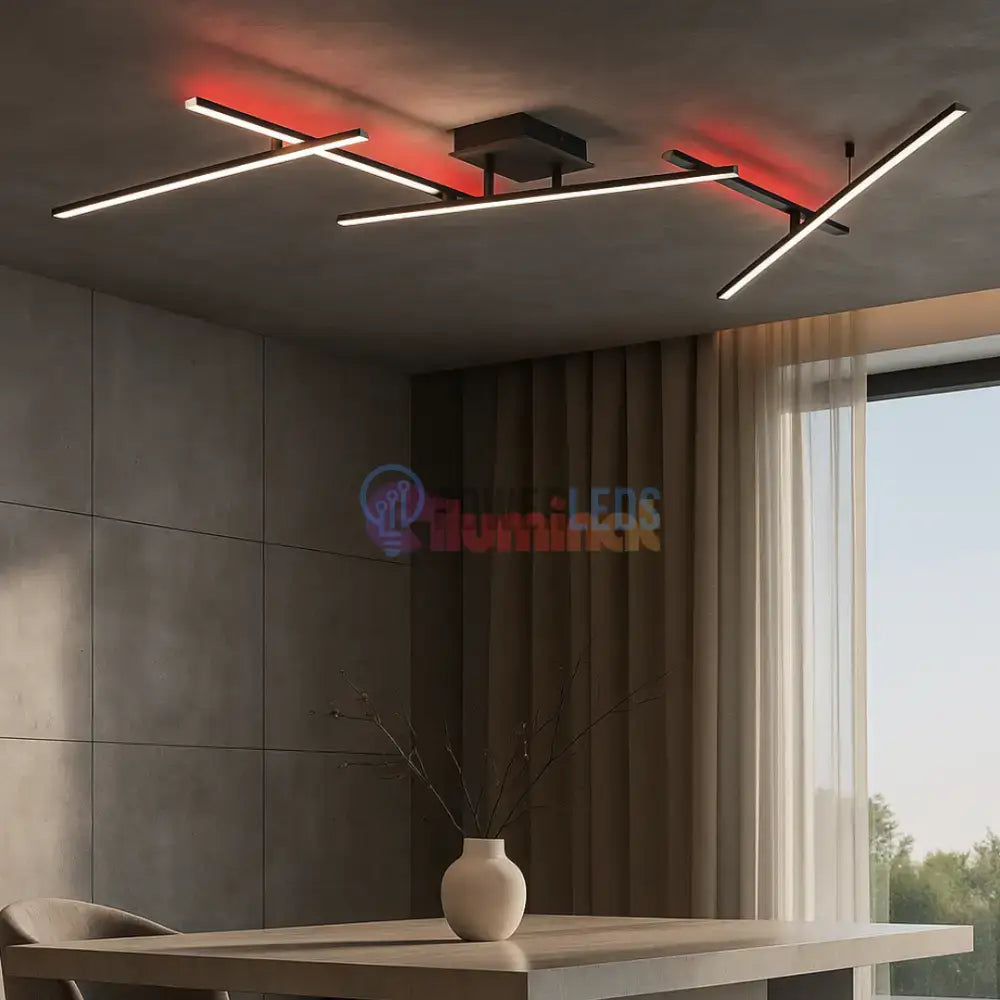Lustra LED Aplicata ARVIN Black powerleds.ro