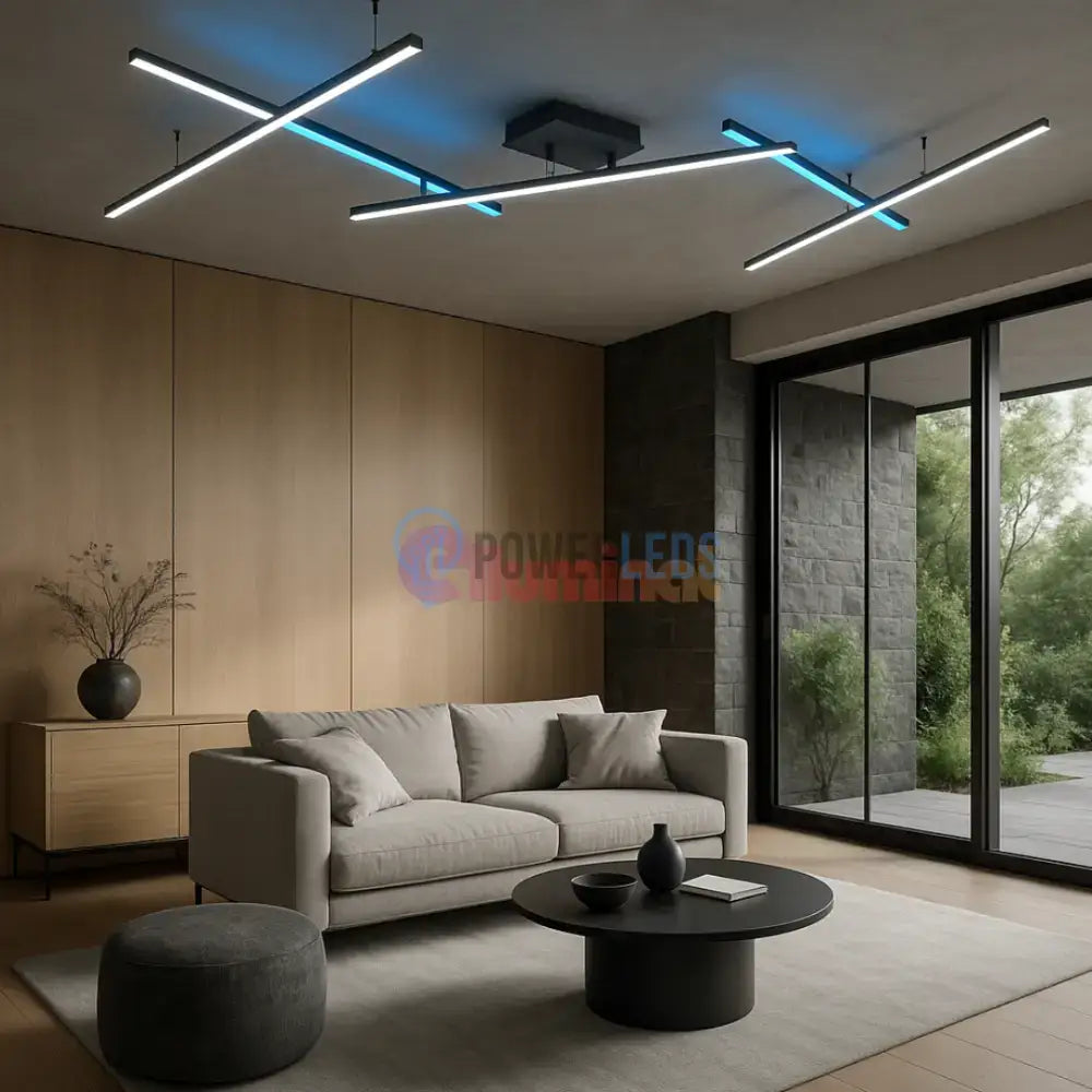 Lustra LED Aplicata ARVIN Black powerleds.ro