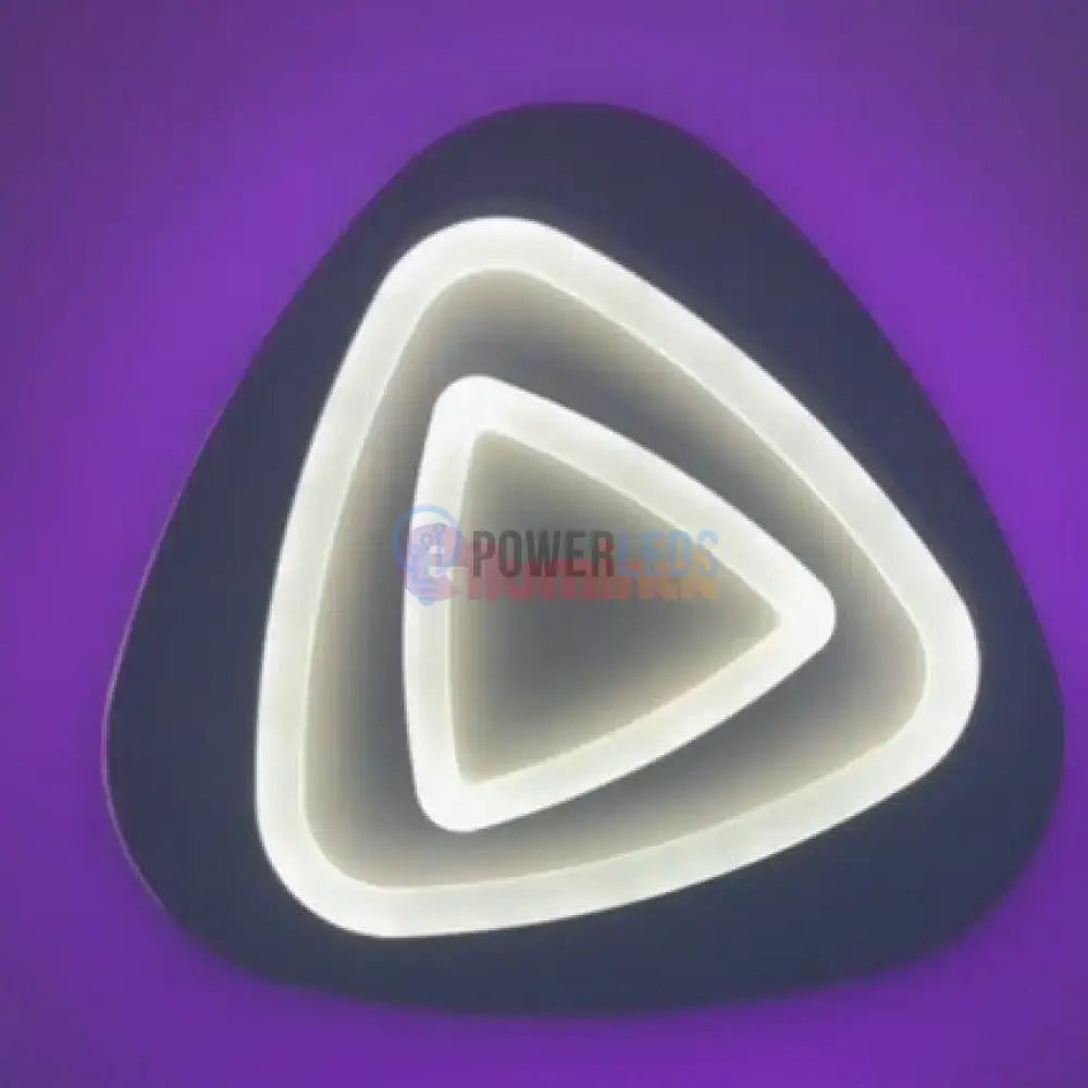 Lustra LED RGB PRISMA Echivalent 200W Telecomanda powerleds.ro