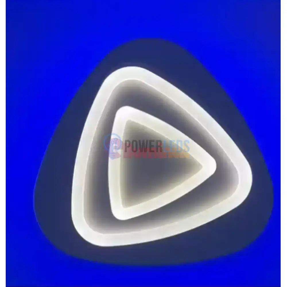 Lustra LED RGB PRISMA Echivalent 200W Telecomanda powerleds.ro