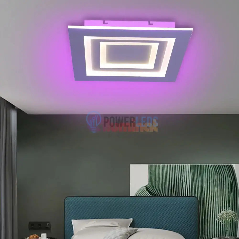 Lustra LED RGB VEGA Echivalent 500W Telecomanda powerleds.ro