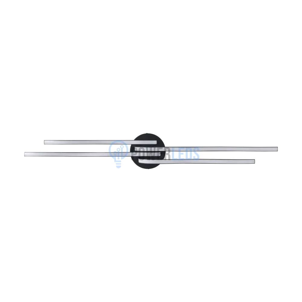 Lustra LED RONCADE 1 Black Echivalent 500W powerleds.ro