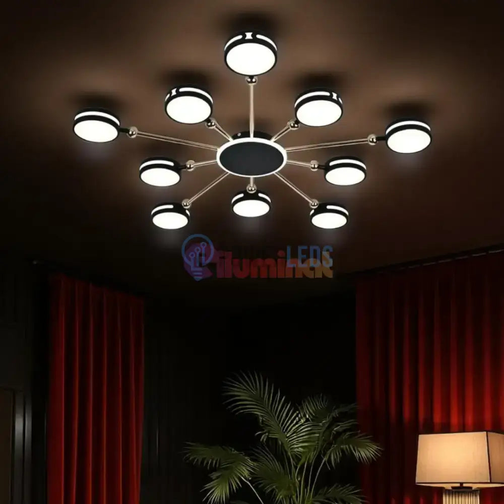 Lustra LED SESTO Echivalent 800W Telecomanda powerleds.ro