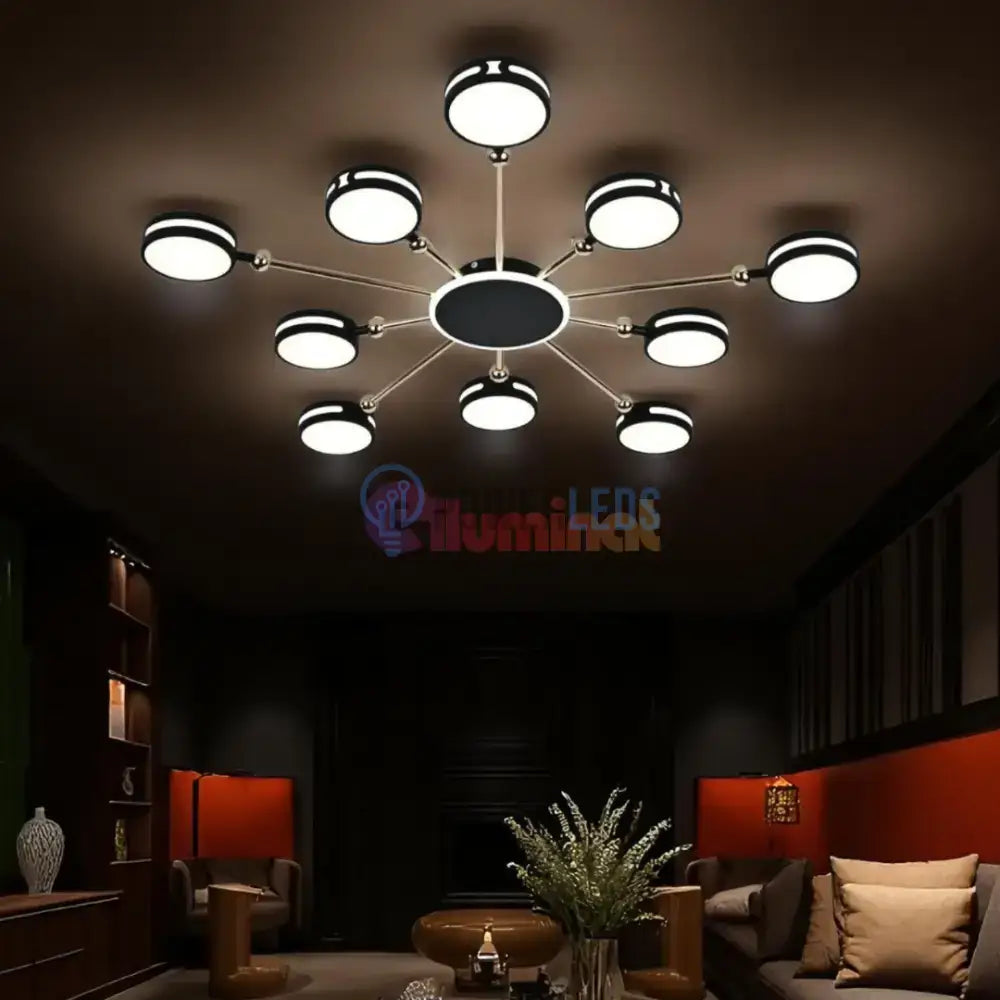 Lustra LED SESTO Echivalent 800W Telecomanda powerleds.ro