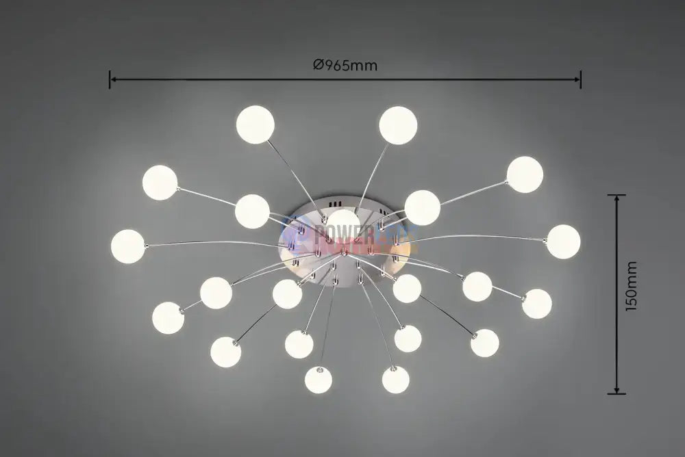 Lustra LED SILVER BULET Echivalent 400W powerleds.ro