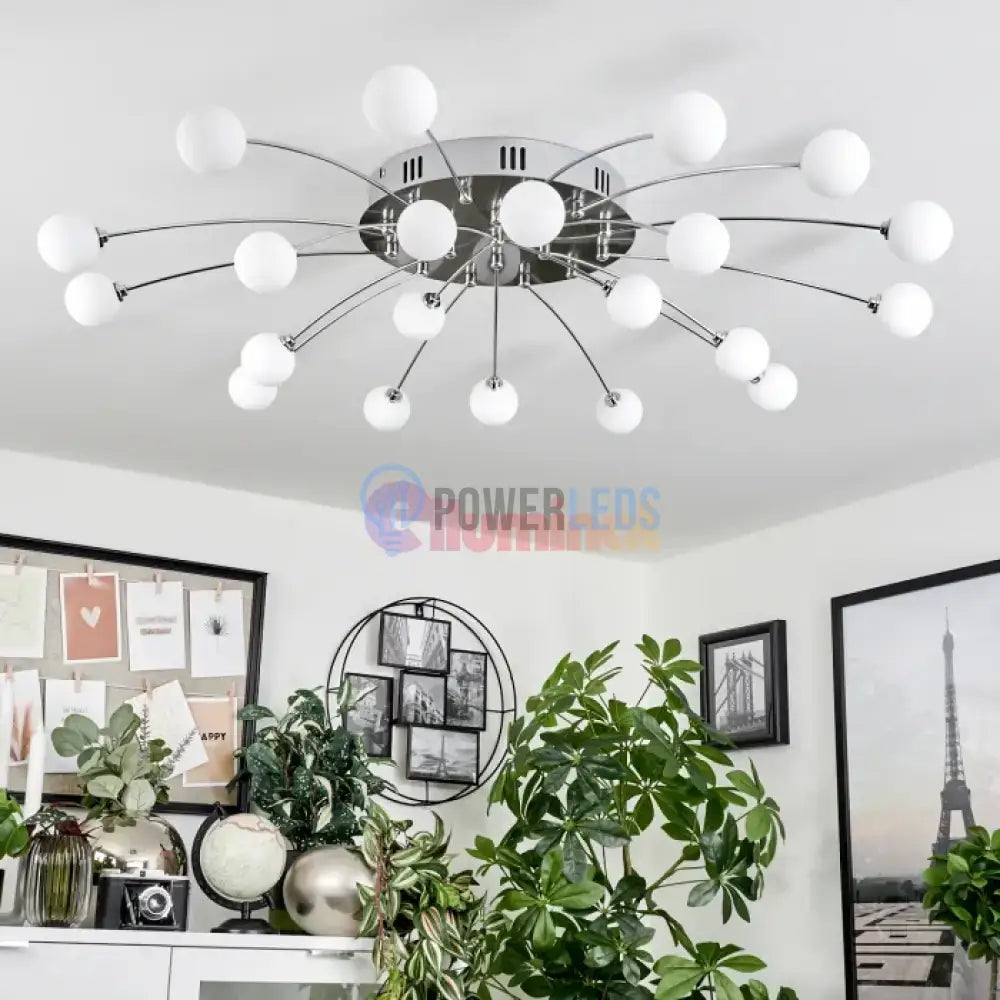 Lustra LED SILVER BULET Echivalent 400W powerleds.ro