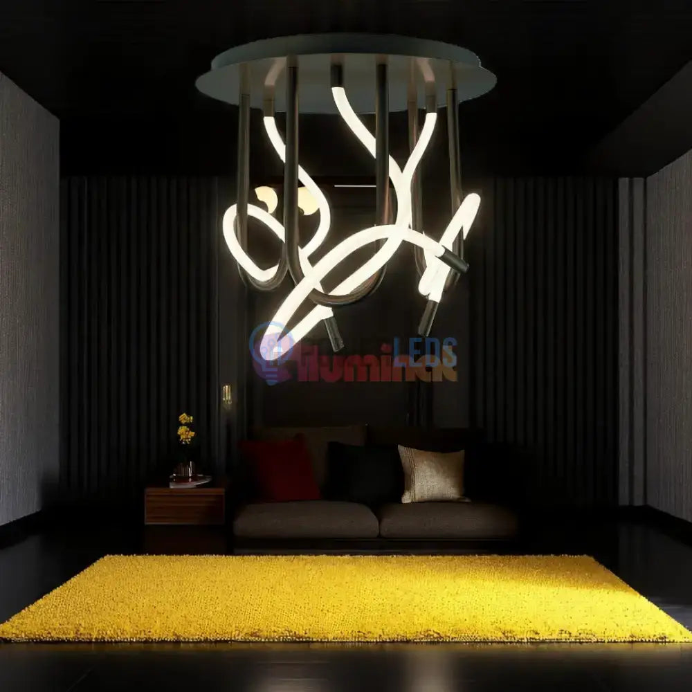 Lustra LED SUFITOWA 3 Functii Echivalent 400W powerleds.ro