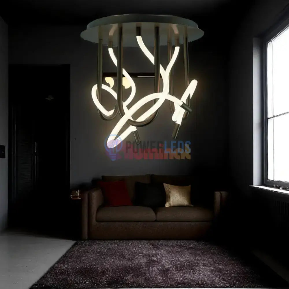 Lustra LED SUFITOWA 3 Functii Echivalent 400W powerleds.ro