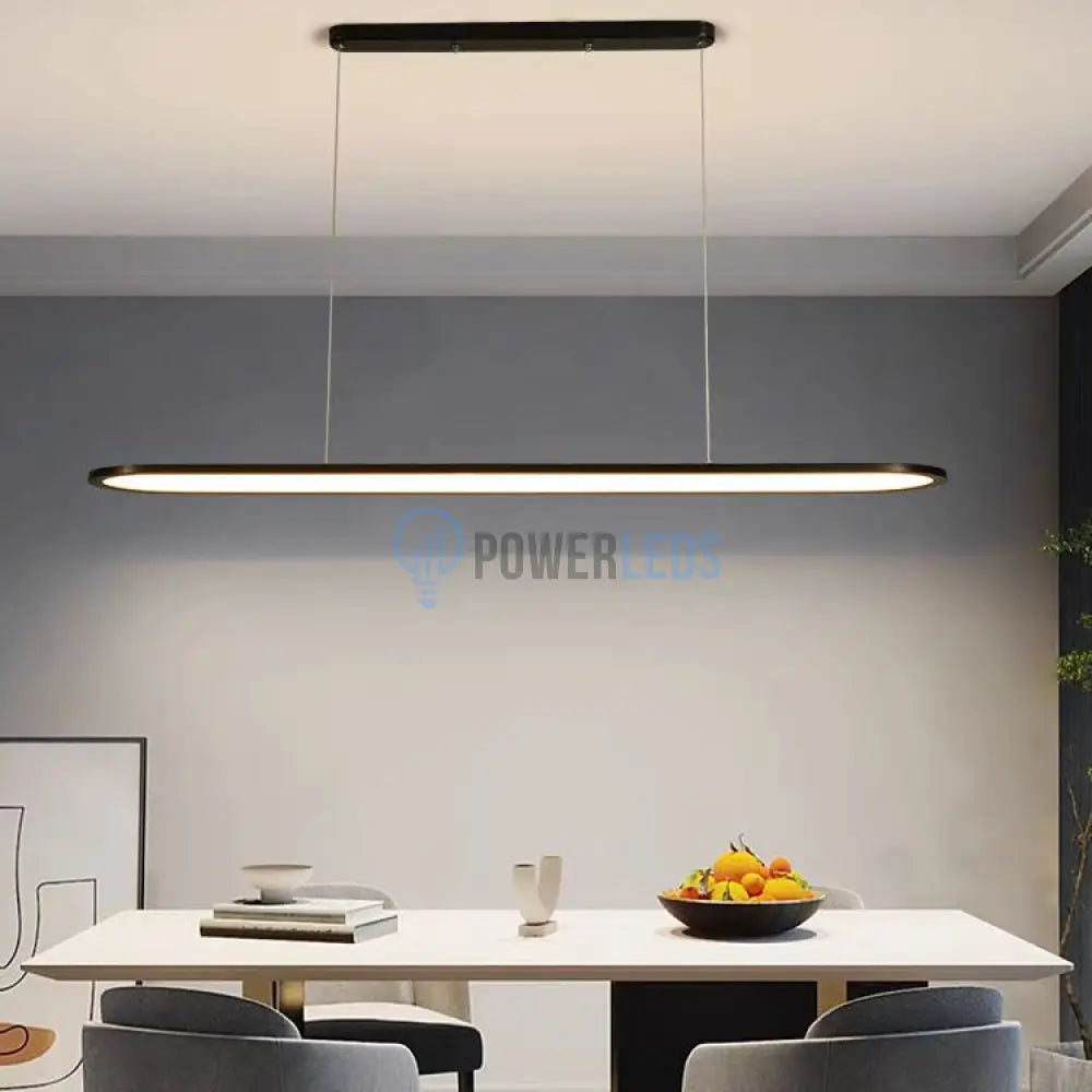 Lustra LED SURF Suspendata Black Echivalent 300W Lighting Fixtures