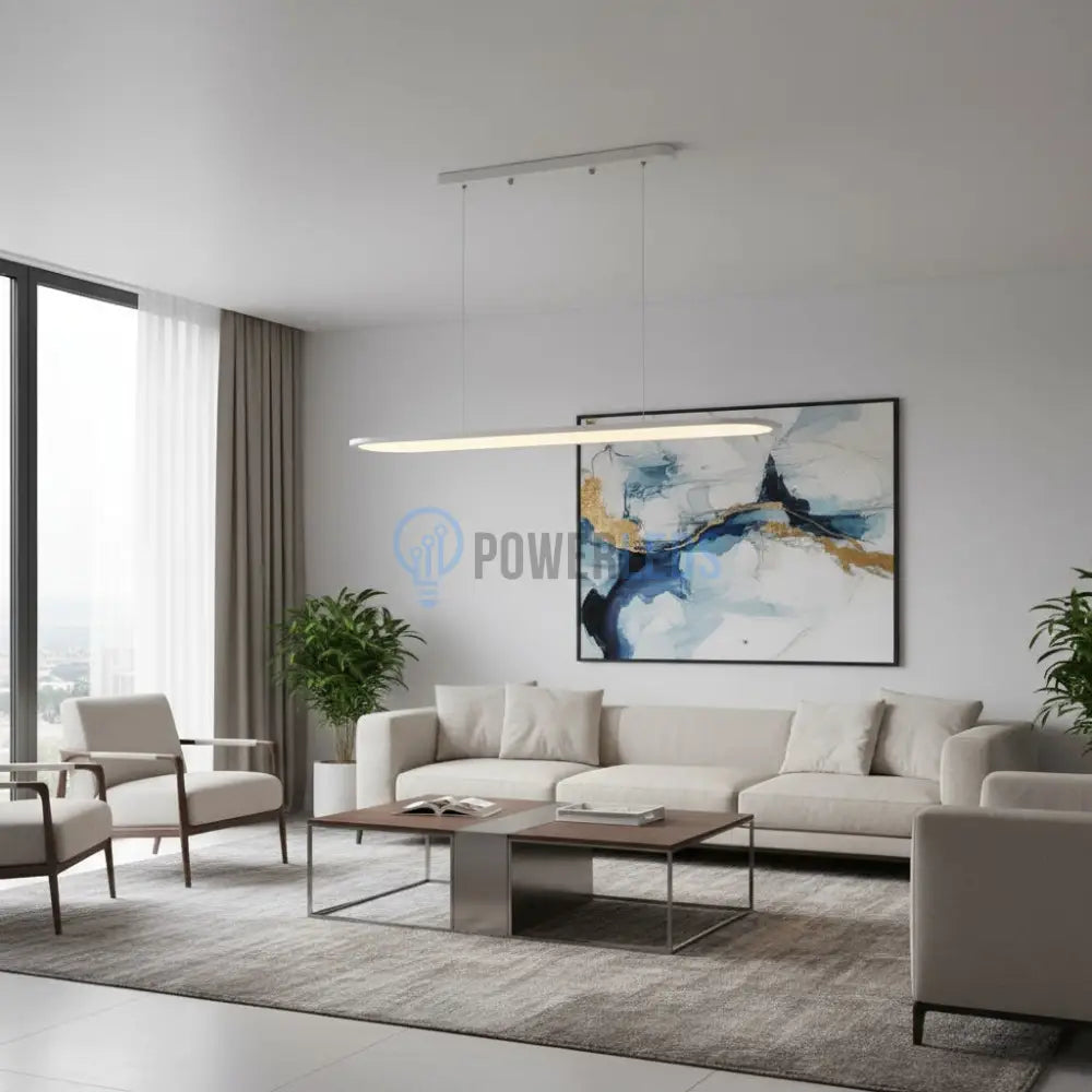 Lustra LED SURF Suspendata White Echivalent 300W Lighting Fixtures