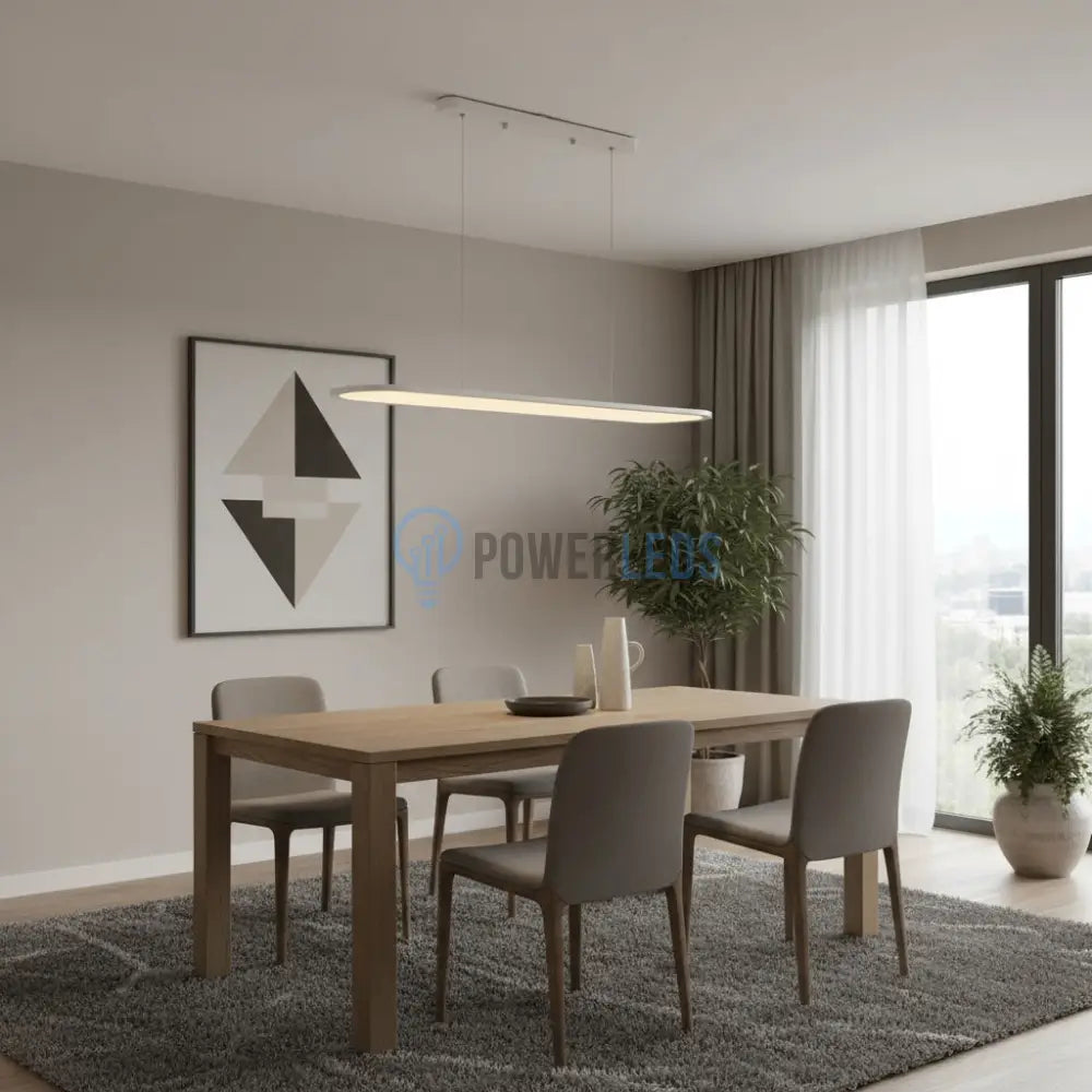 Lustra LED SURF Suspendata White Echivalent 300W Lighting Fixtures