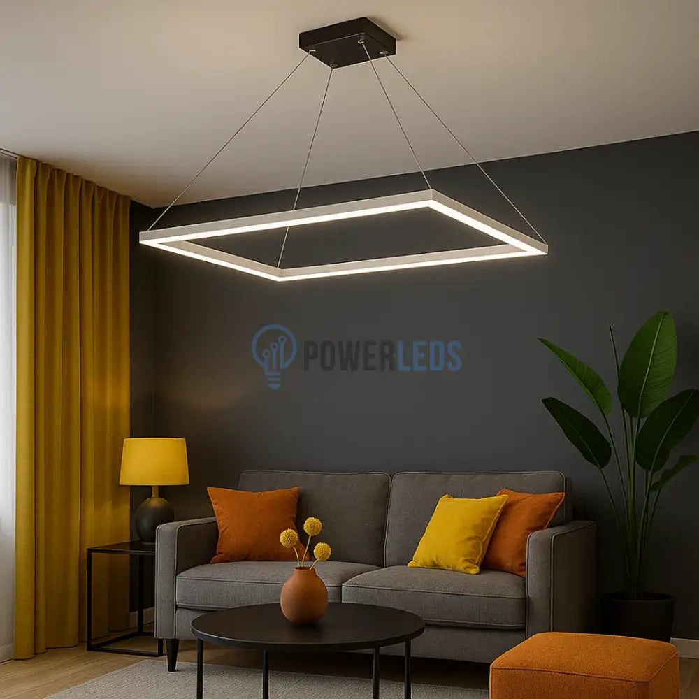 Lustra LED Suspendata Alba GlowFix (Copy) powerleds.ro