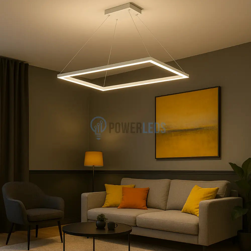 Lustra LED Suspendata Alba GlowFix (Copy) powerleds.ro