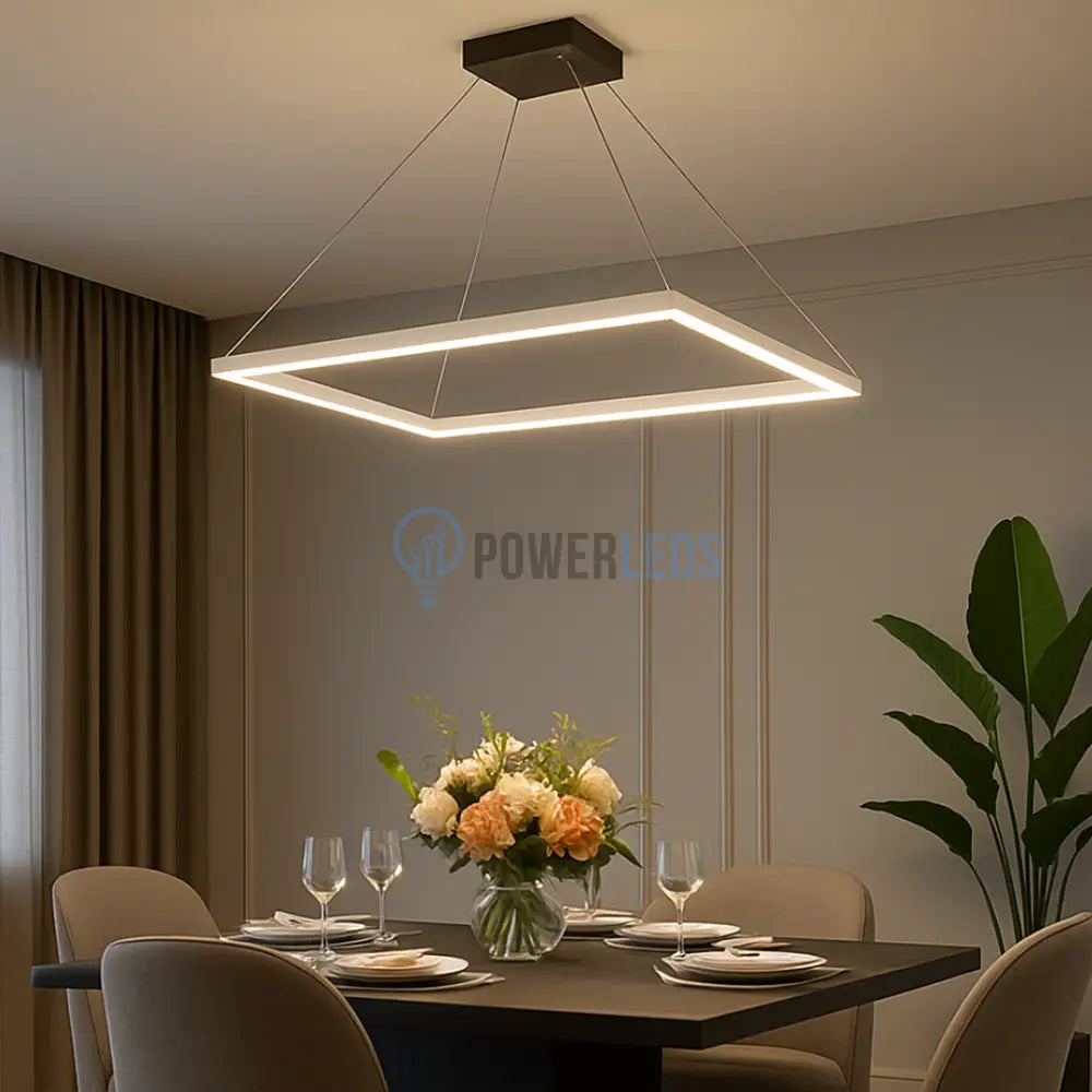 Lustra LED Suspendata Alba GlowFix (Copy) powerleds.ro
