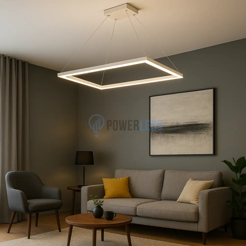 Lustra LED Suspendata Alba GlowFix (Copy) powerleds.ro