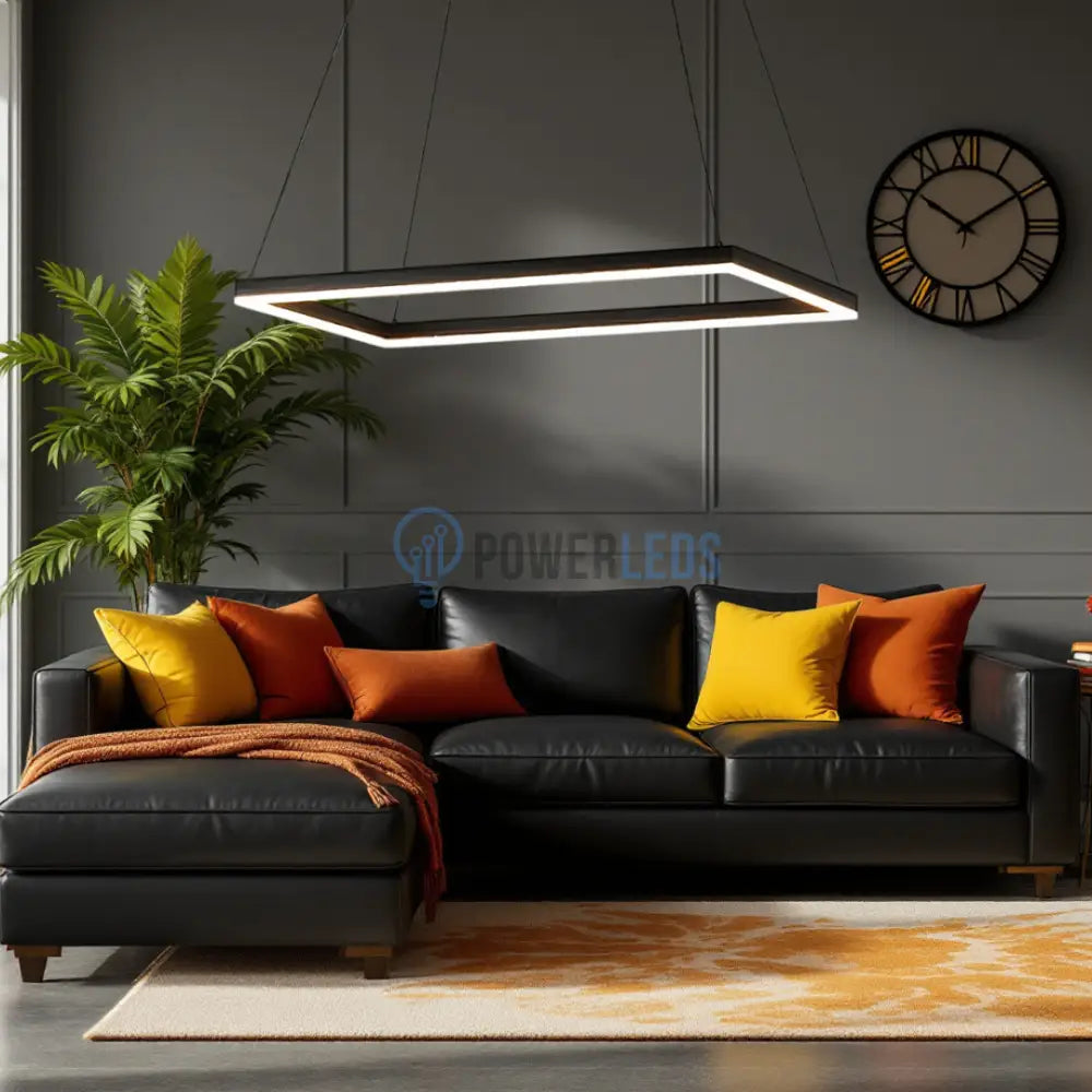 Lustra LED Suspendata Black GlowFix (Copy) powerleds.ro