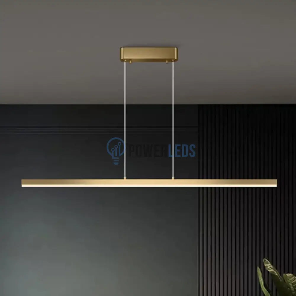 Lustra LED 36W OFFICE Suspendata Gold cu Telecomanda SE-P1936-100 GD AURIE / SUSPENDATE Lighting Fixtures
