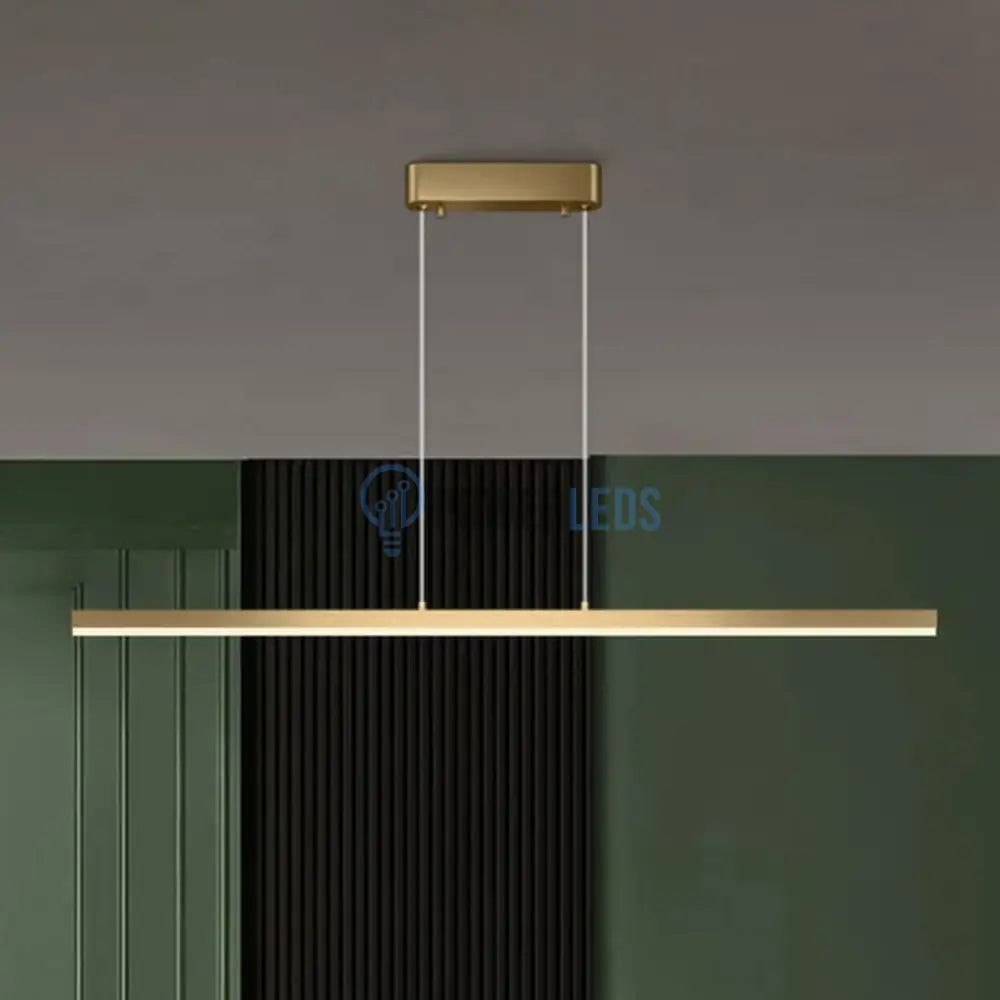 Lustra LED 36W OFFICE Suspendata Gold cu Telecomanda SE-P1936-100 GD AURIE / SUSPENDATE Lighting Fixtures