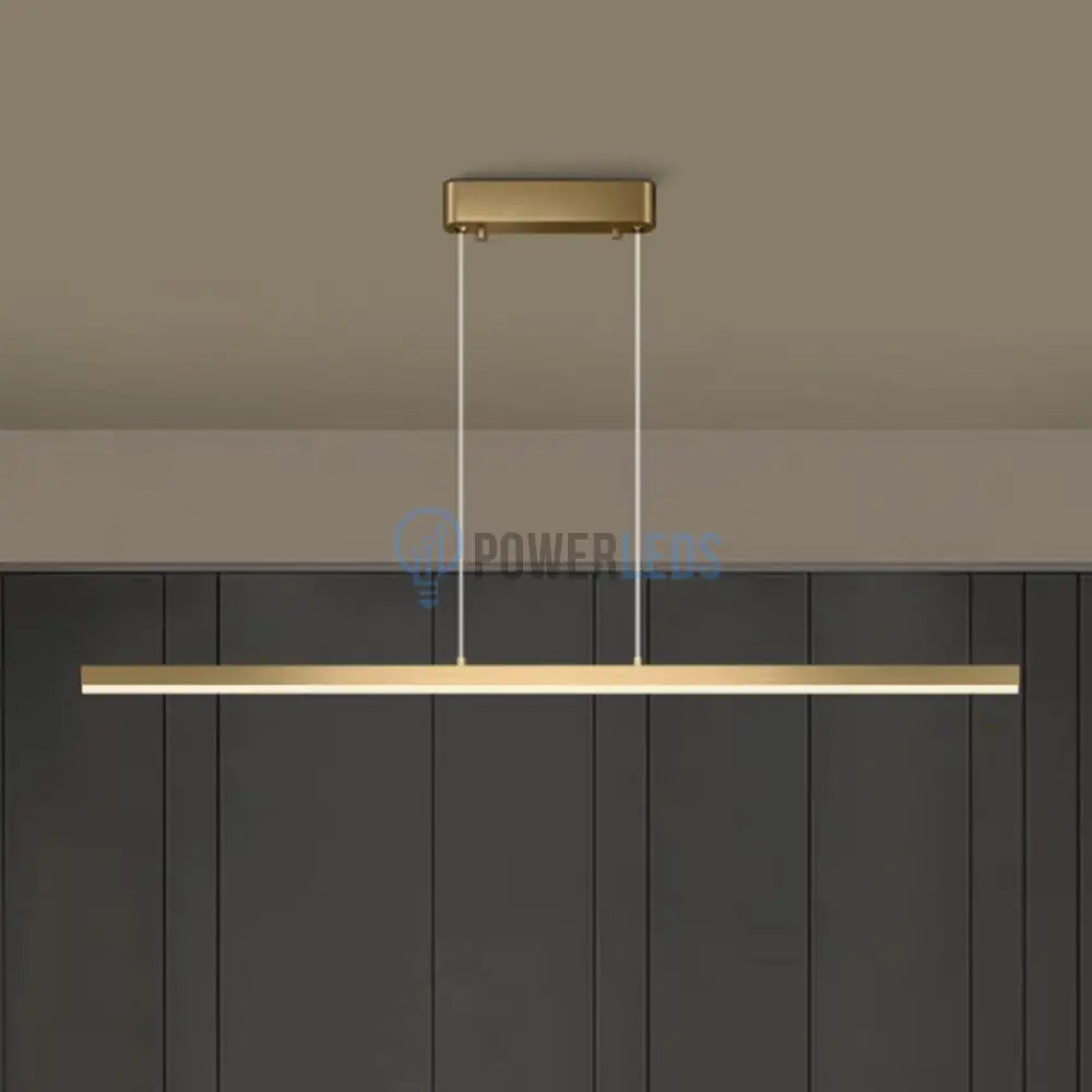 Lustra LED 36W OFFICE Suspendata Gold cu Telecomanda SE-P1936-100 GD AURIE / SUSPENDATE Lighting Fixtures
