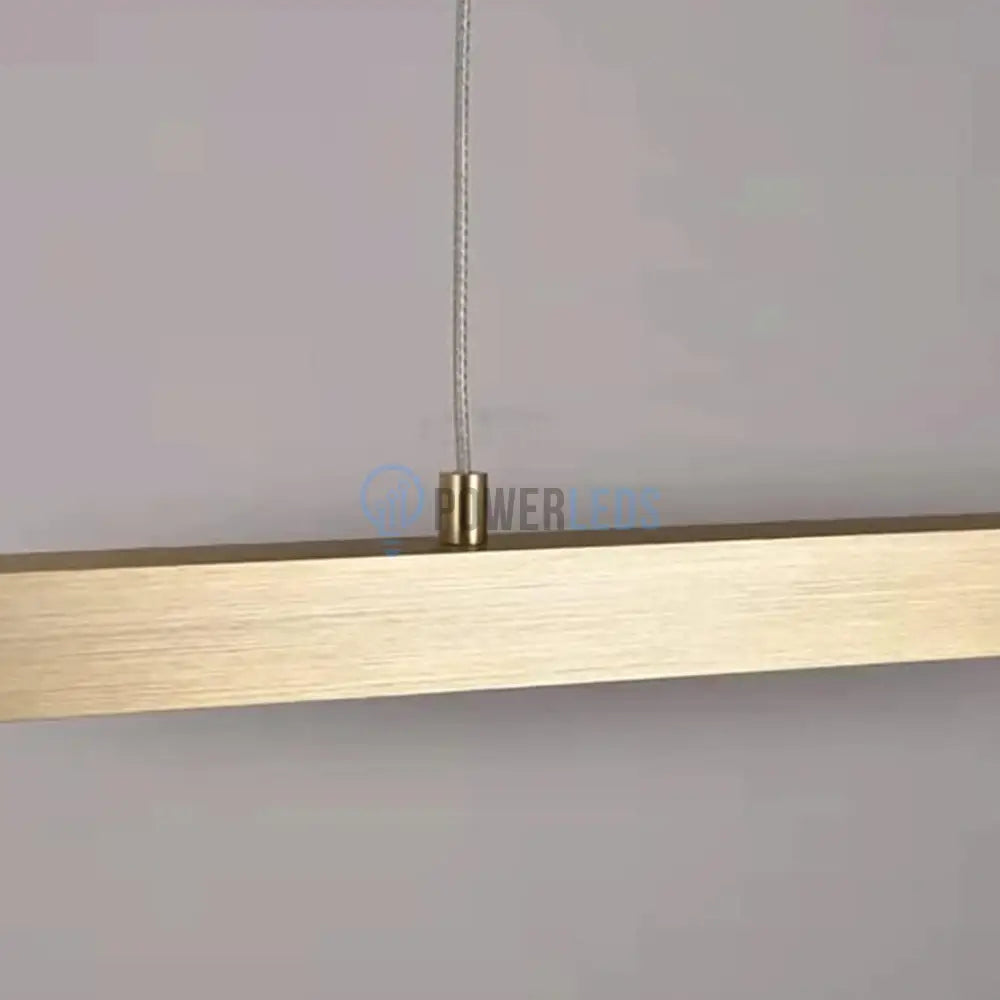 Lustra LED 72W OFFICE Suspendata Gold cu Telecomanda P1936-90 GD AURIE / SUSPENDATE Lighting Fixtures