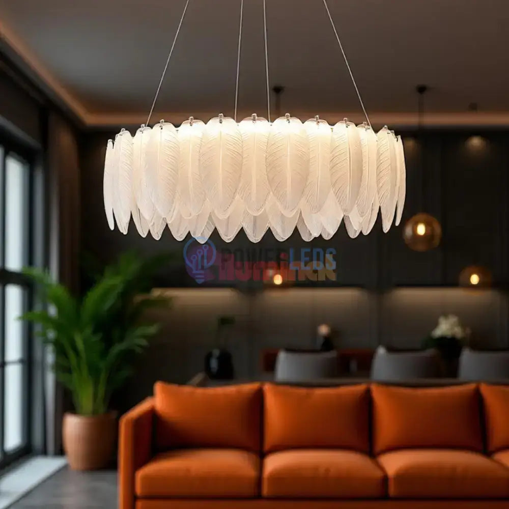 Lustra Suspendata 50CM Meili Chrome powerleds.ro