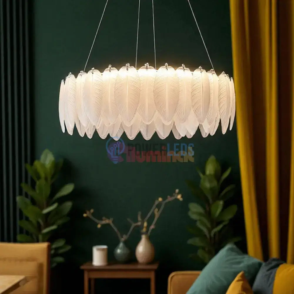 Lustra Suspendata 50CM Meili Chrome powerleds.ro