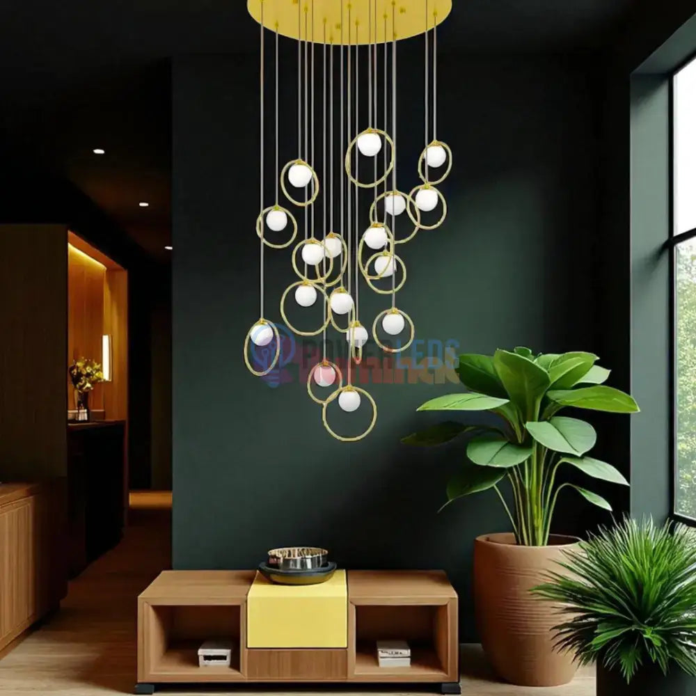 Lustra LED Suspendata Abajur PORTOCOLOM 51W powerleds.ro