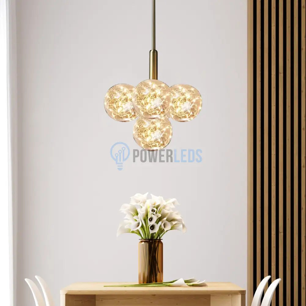 Lustra Led Suspendata Abajur Transparent G3503/5 Lighting Fixtures
