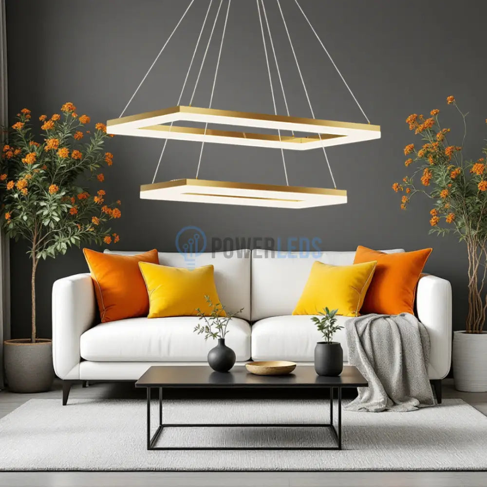Lustra LED Sydney Olympic Gold Echivalent 500W Telecomanda (Copy) powerleds.ro