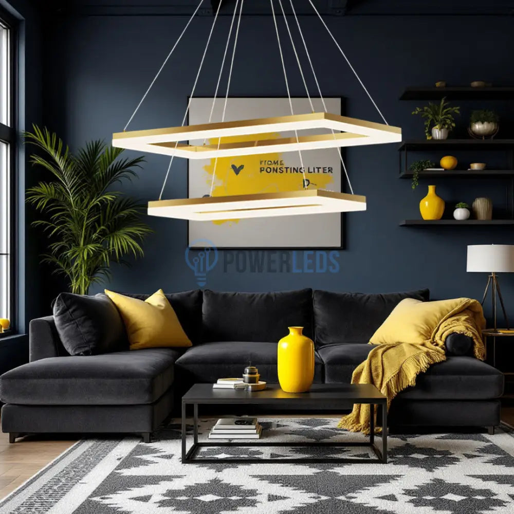 Lustra LED Sydney Olympic Gold Echivalent 500W Telecomanda (Copy) powerleds.ro