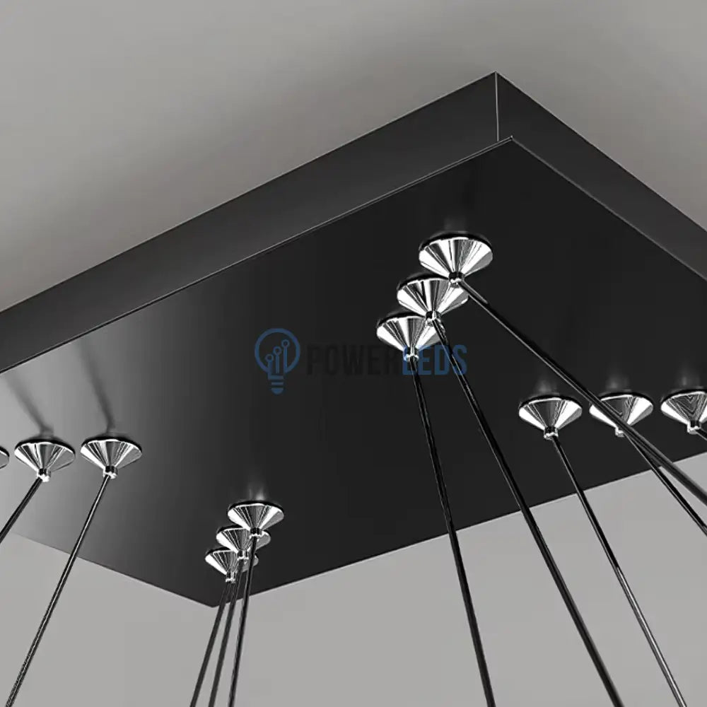 Lustra LED Suspendata Black 120cm Liniara Echivalent 400W Telecomanda (Copy) powerleds.ro