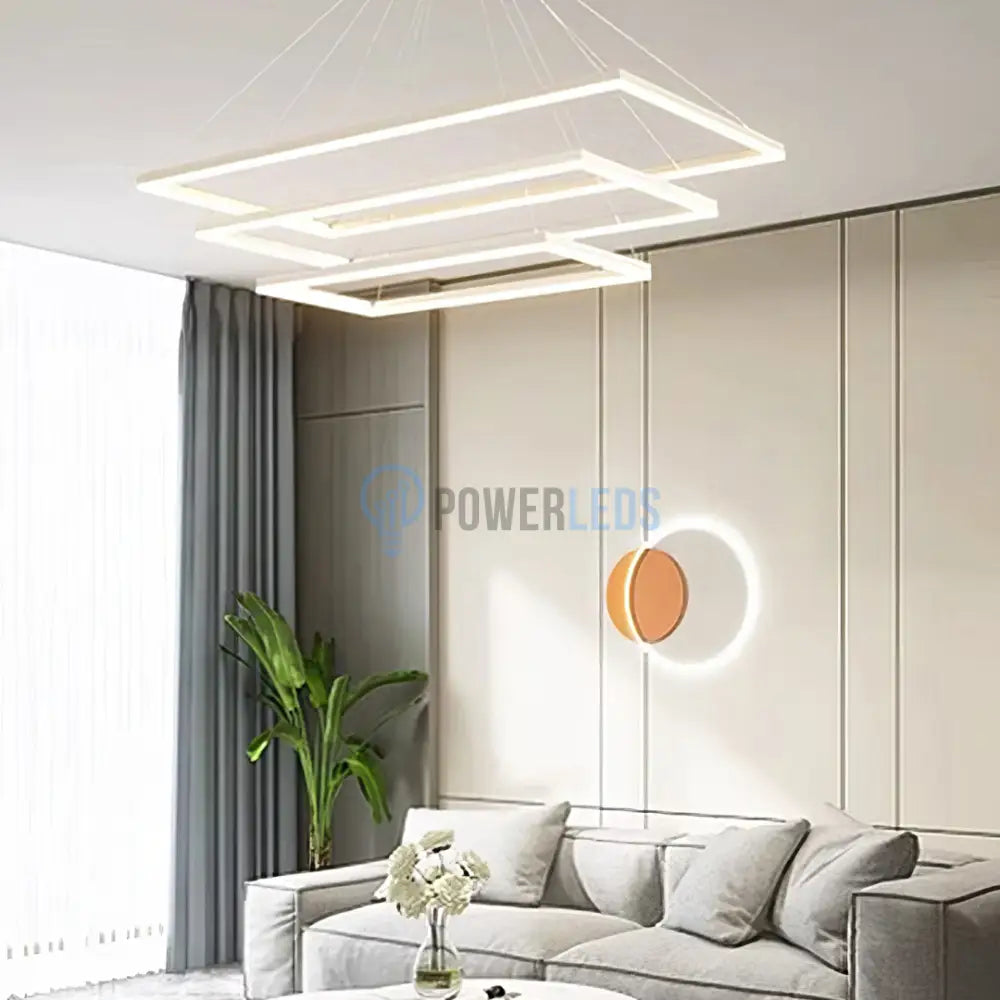Lustra LED Alba Suspendata Luméa (Copy) powerleds.ro