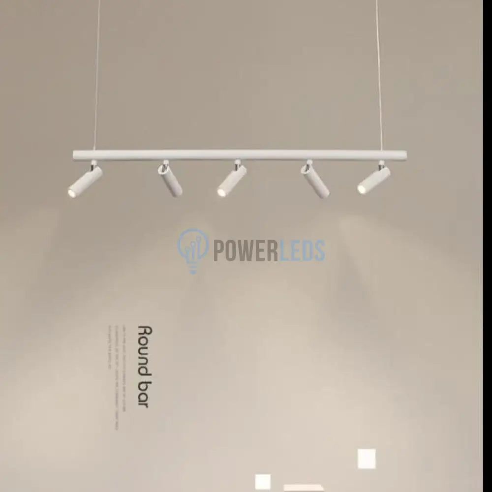 Lustra LED Suspendata cu 5 Spoturi Reglabile JERICO White led ceiling light