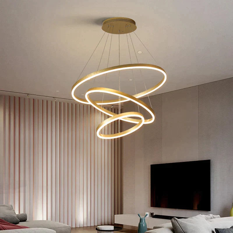 Lustra LED WONDERLAND Gold 3 Segmente Echivalent 600W