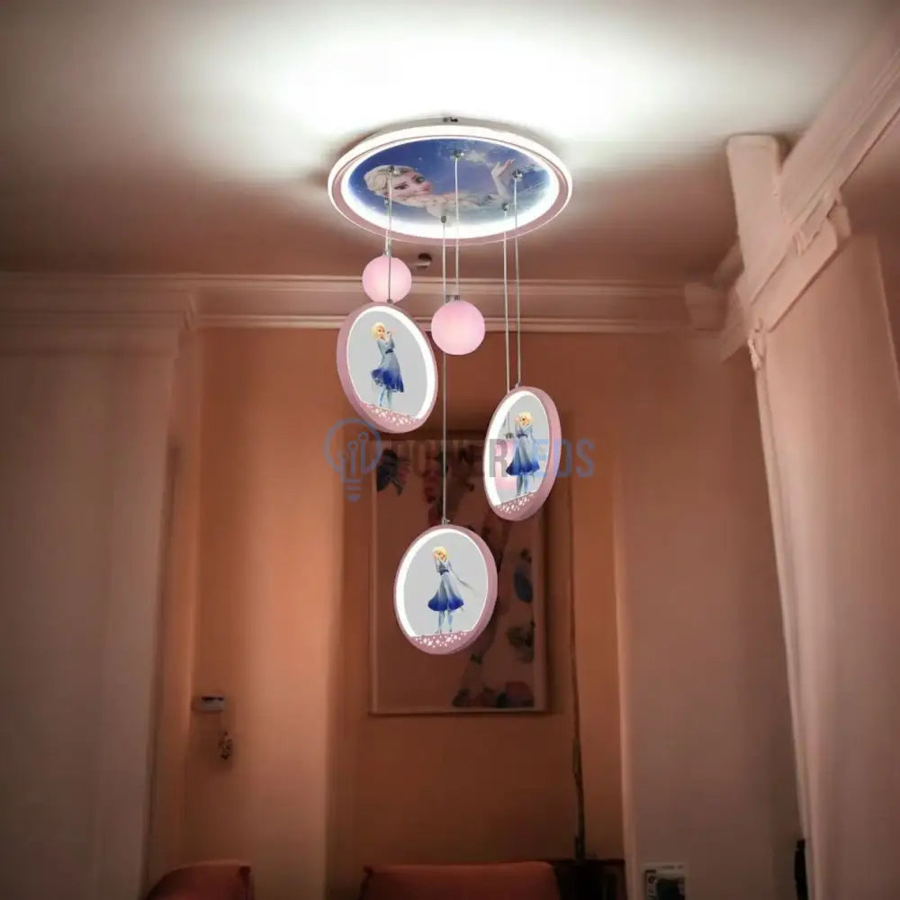Lustra LED ELSA Suspendata Echivalent 400W Telecomandaa powerleds.ro