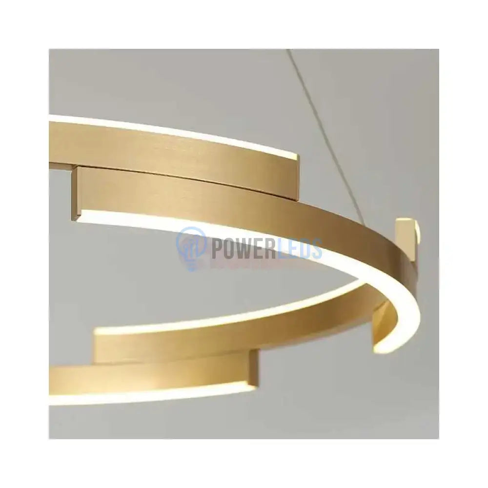 Lustra LED Orbis Cu Telecomanda Wifi 2.4G Gold 3 Culori AURIE / SUSPENDATE / 60CM Lighting Fixtures
