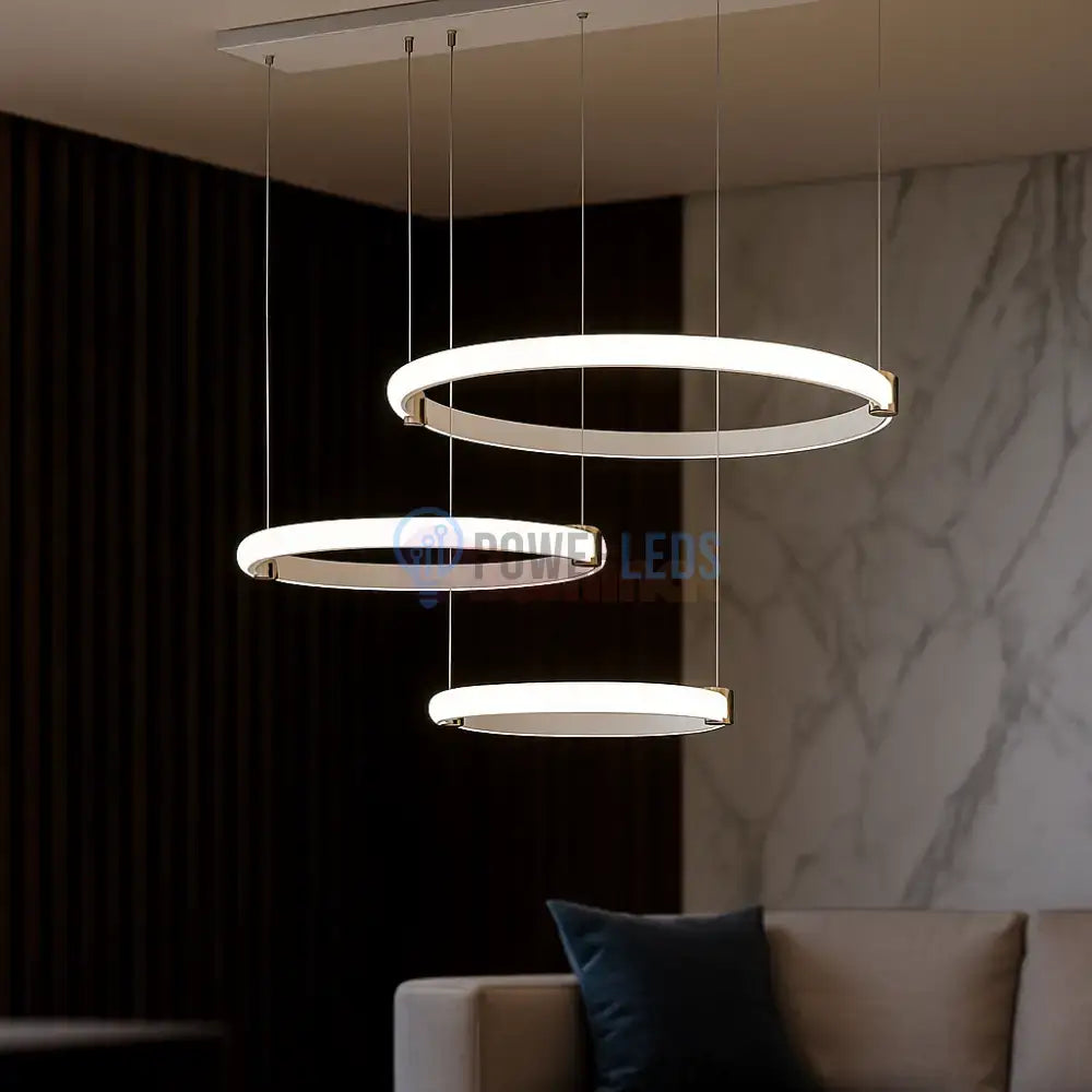 Lustra LED Loma Telecomanda Wifi 2.4G White ALBA / SUSPENDATE / 50CM Lighting Fixtures