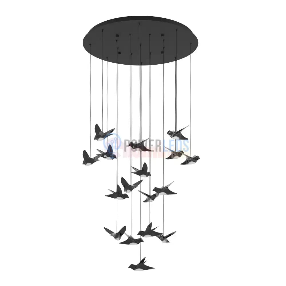 Lustra LED Suspendata Luxury PARATEBUENO Eglo 390352 NEAGRA / LUXURY Lighting Fixtures