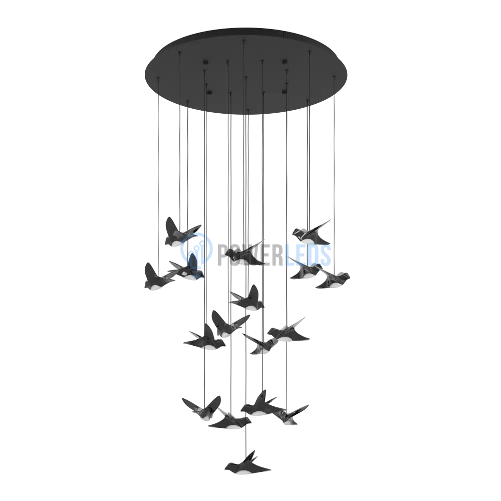 Lustra LED Suspendata Luxury PARATEBUENO Eglo 390352 powerleds.ro