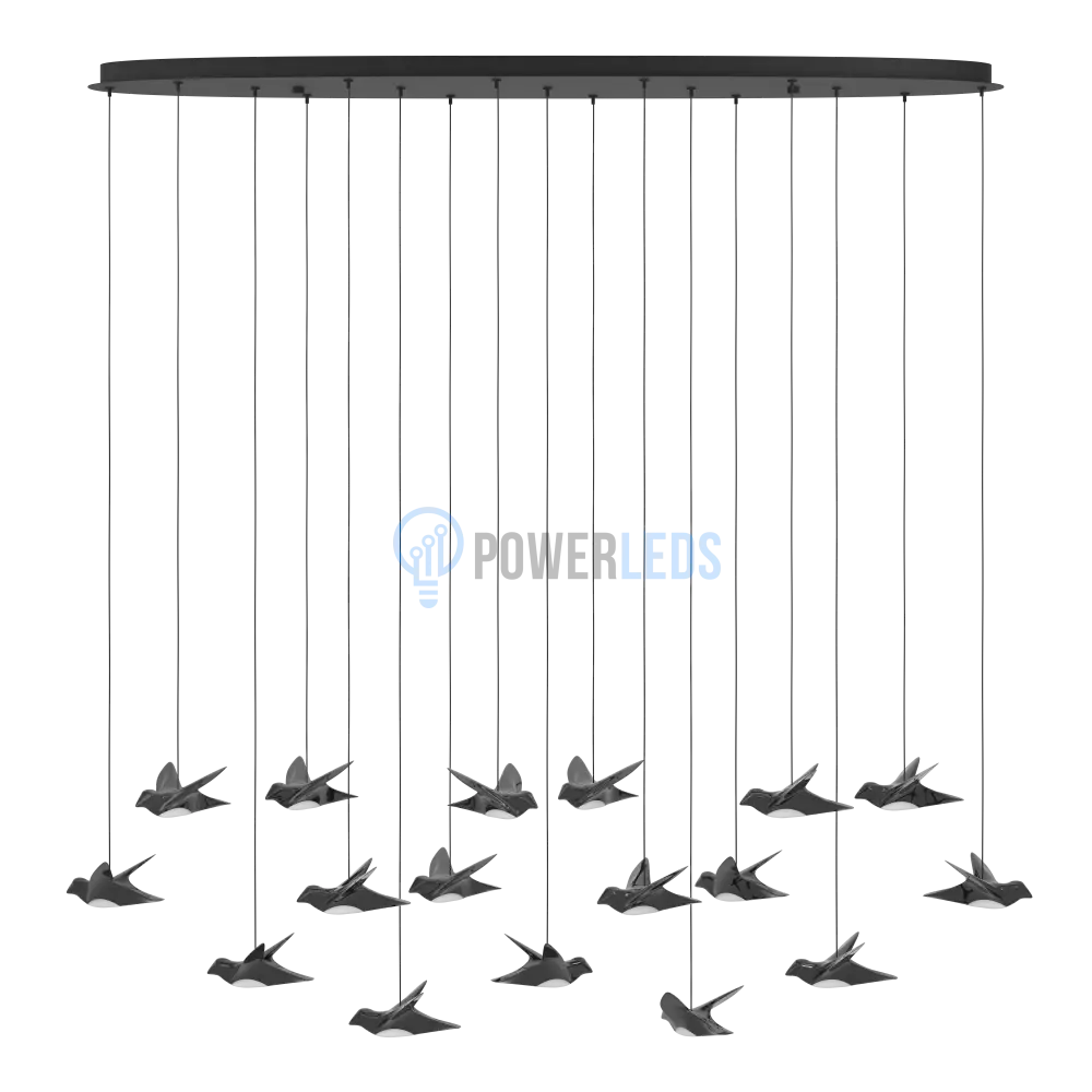 Lustra LED Suspendata Luxury PARATEBUENO Eglo 390353 powerleds.ro