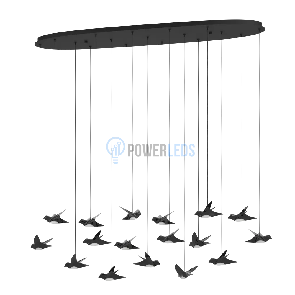 Lustra LED Suspendata Luxury PARATEBUENO Eglo 390353 powerleds.ro
