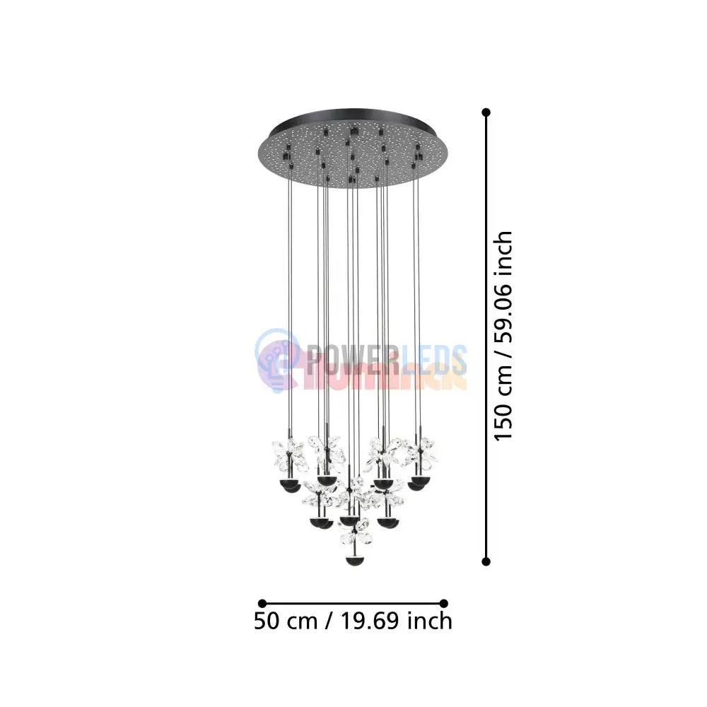 Lustra LED Suspendata Luxury PIANOPOLI 2 Eglo 390277 powerleds.ro