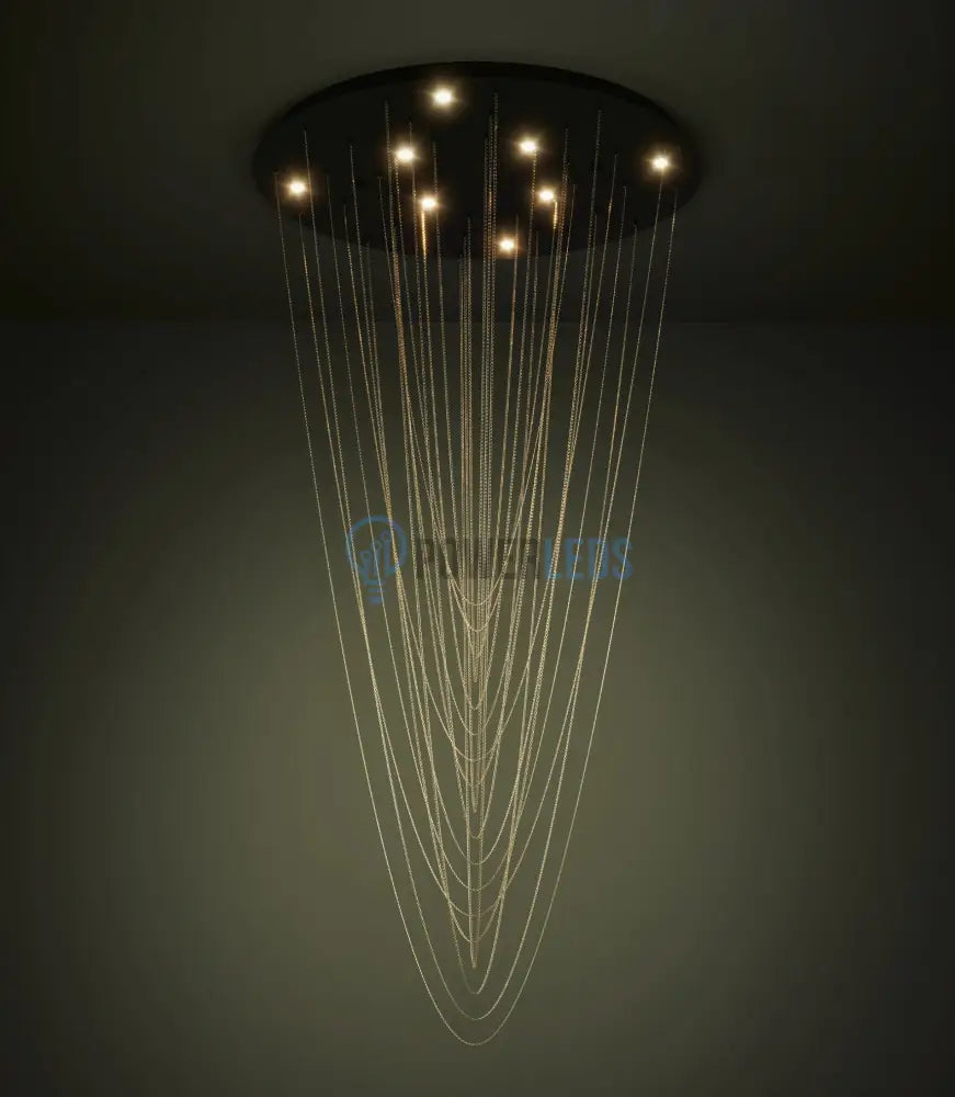 Lustra LED Suspendata Luxury TREPUCO Eglo 390355 NEAGRA / LUXURY Lighting Fixtures