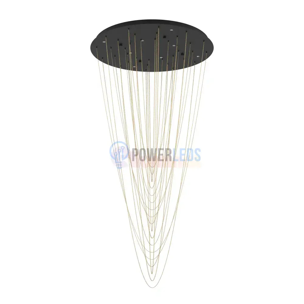 Lustra LED Suspendata Luxury TREPUCO Eglo 390355 NEAGRA / LUXURY Lighting Fixtures
