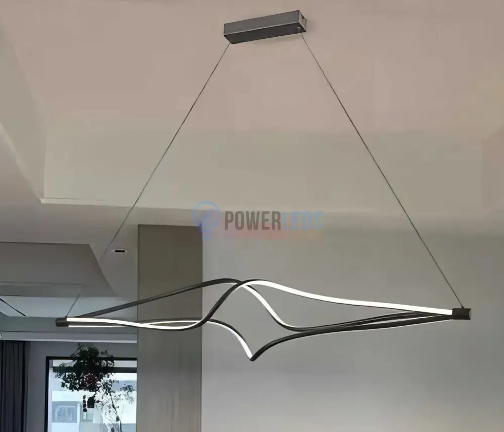 Lustra LED Suspendata Mavi Telecomanda Wifi 2.4G Black 3 Culori NEAGRA / 120CM / SUSPENDATE Lighting Fixtures