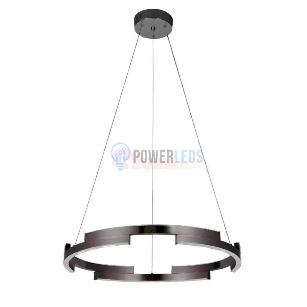 Lustra LED Orbis Cu Telecomanda Wifi 2.4G 3 Culori Black NEAGRA / SUSPENDATE / 60CM Lighting Fixtures